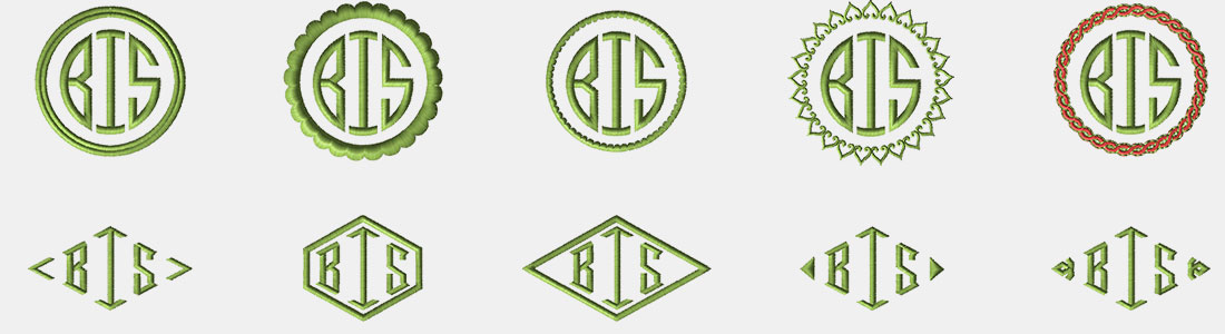 Monogramming Fonts